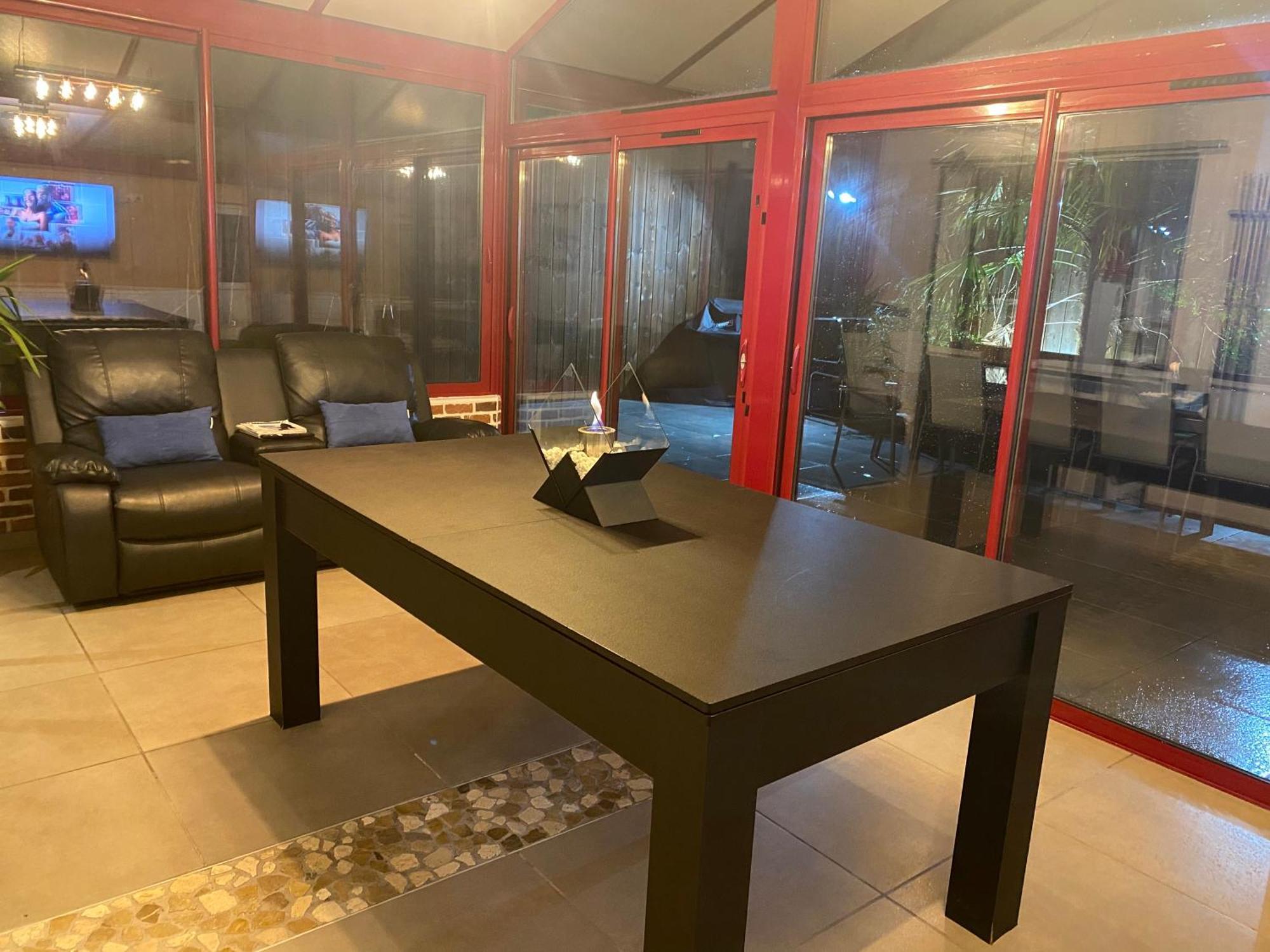 Dependance Avec Billard A Proximite Zenith Rouen Hotel Le Grand Quevilly Bagian luar foto