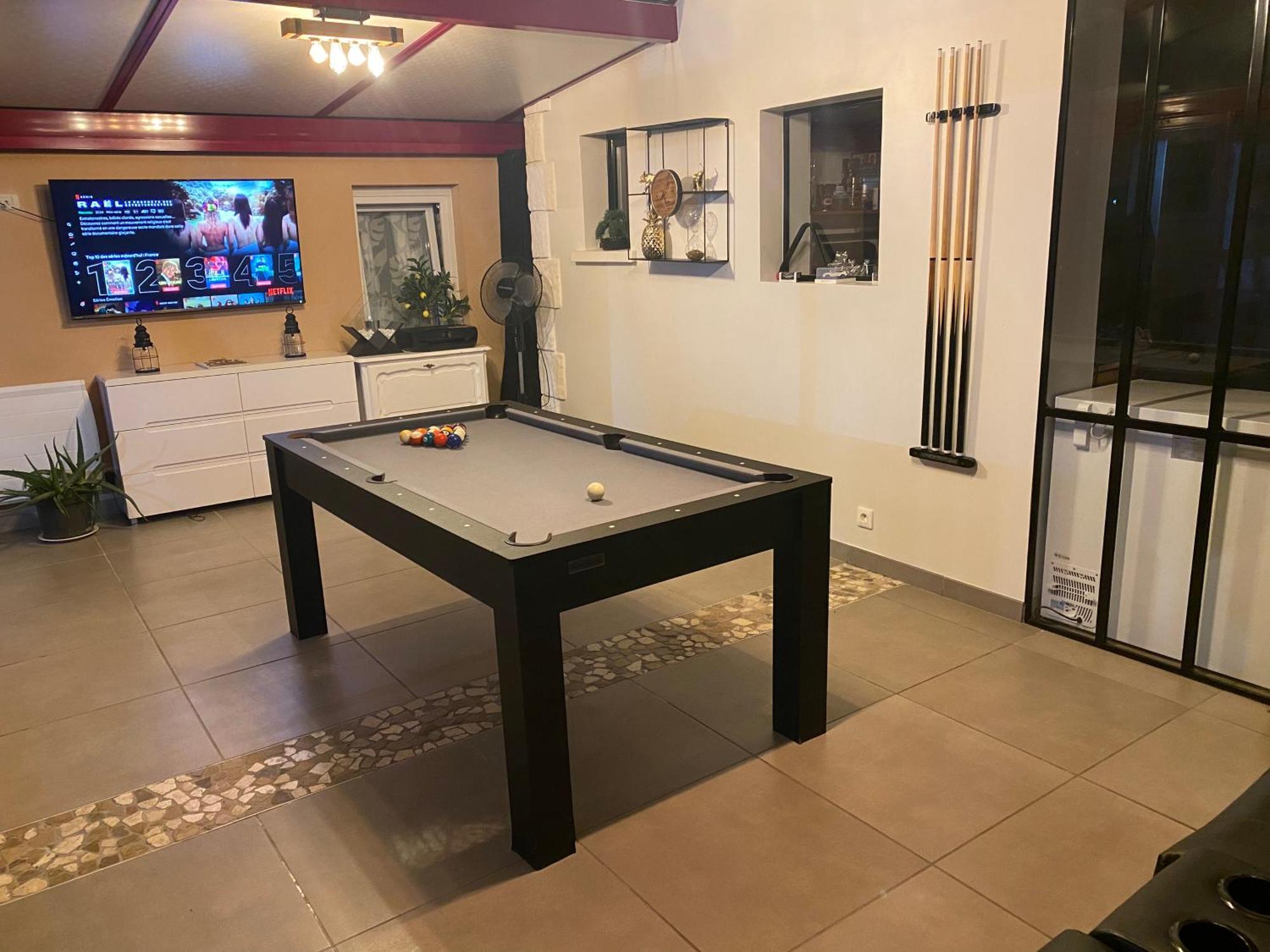 Dependance Avec Billard A Proximite Zenith Rouen Hotel Le Grand Quevilly Bagian luar foto